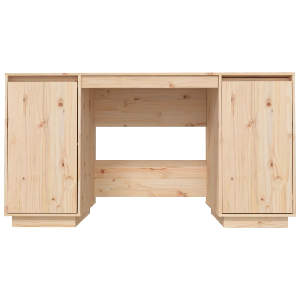 Scrivania 140x50x75 cm in Legno Massello di Pino - homemem39