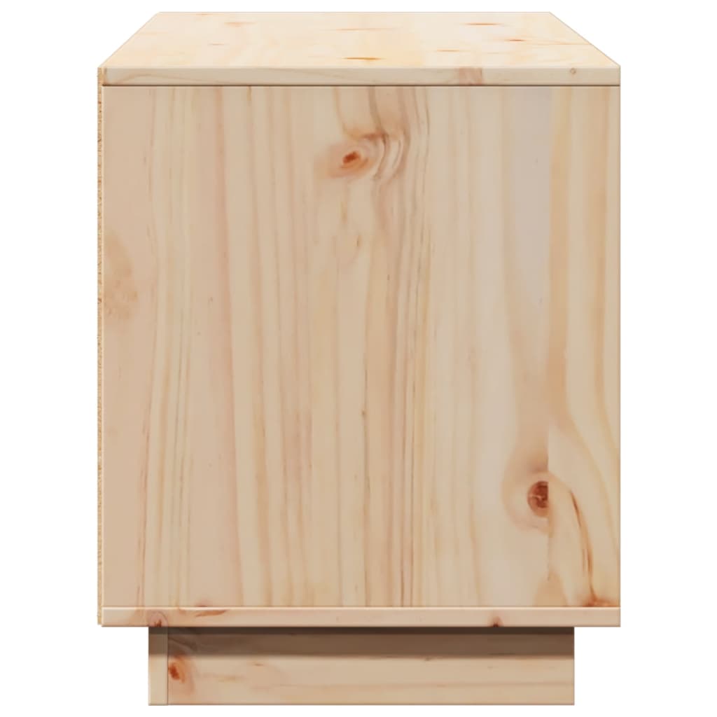 Mobile Porta TV 110,5x35x44 cm in Legno Massello di Pino - homemem39