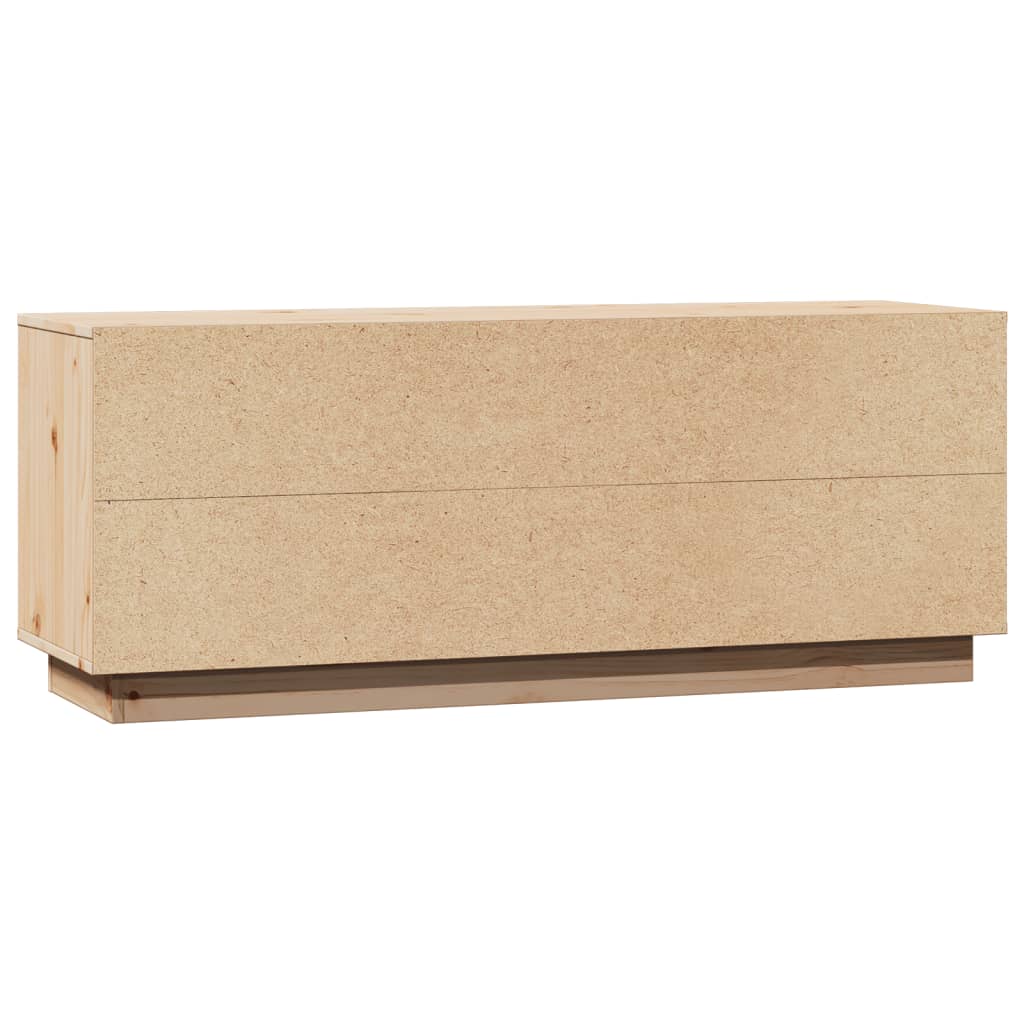 Mobile Porta TV 110,5x35x44 cm in Legno Massello di Pino - homemem39
