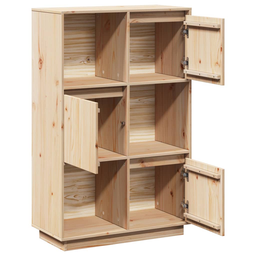 Credenza 74x35x117 cm in Legno Massello di Pino - homemem39