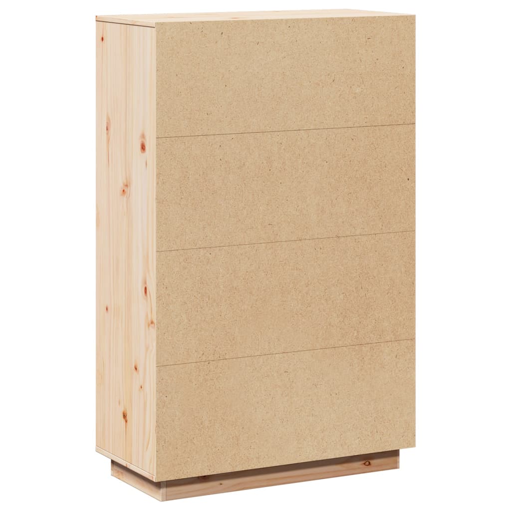 Credenza 74x35x117 cm in Legno Massello di Pino - homemem39