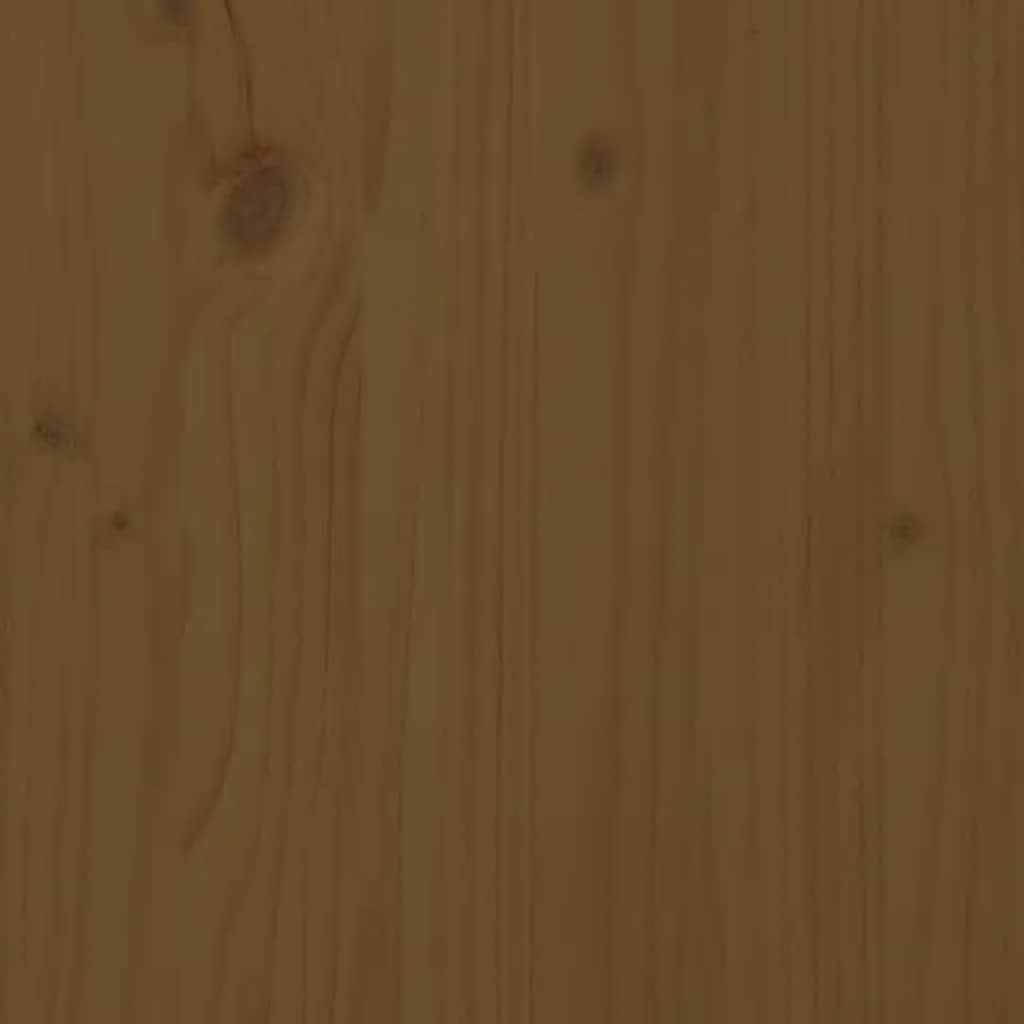 Comodini 2 pz Marrone Ambrato 60x34x51 cm in Legno di Pino - homemem39