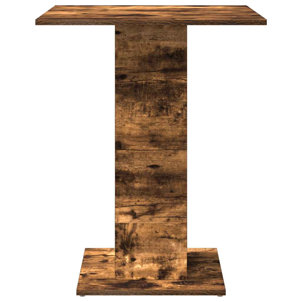 Tavolo da Bistrot Rovere Fumo 60x60x75cm in Legno Multistrato - homemem39