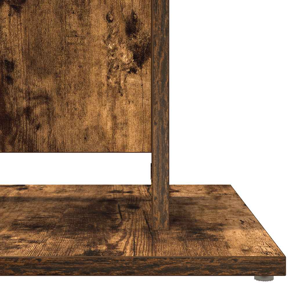 Tavolo da Bistrot Rovere Fumo 60x60x75cm in Legno Multistrato - homemem39