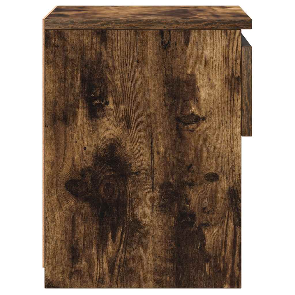 Comodini Rovere Fumo 2pz 40x30x39 cm Legno Ingegnerizzato - homemem39