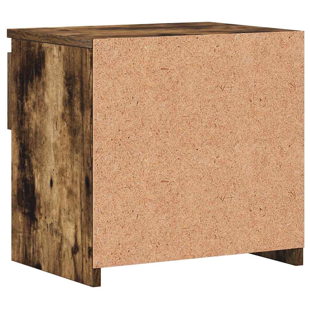 Comodini Rovere Fumo 2pz 40x30x39 cm Legno Ingegnerizzato - homemem39