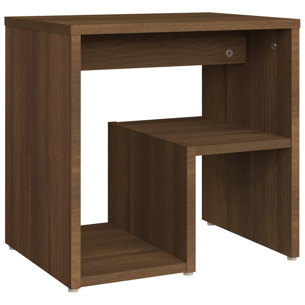 Comodini Rovere Marrone 2 pz 40x30x40 cm in Legno Multistrato - homemem39