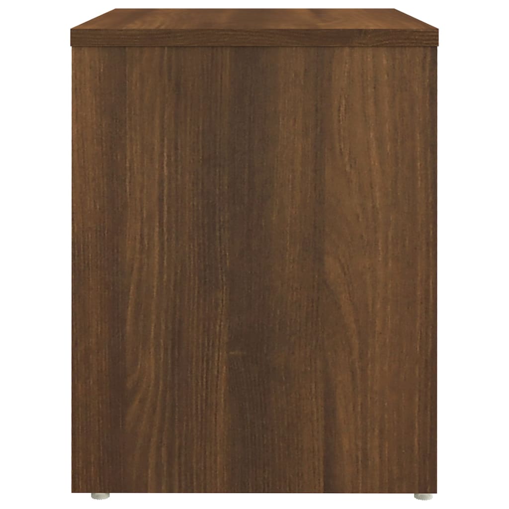 Comodini Rovere Marrone 2 pz 40x30x40 cm in Legno Multistrato - homemem39