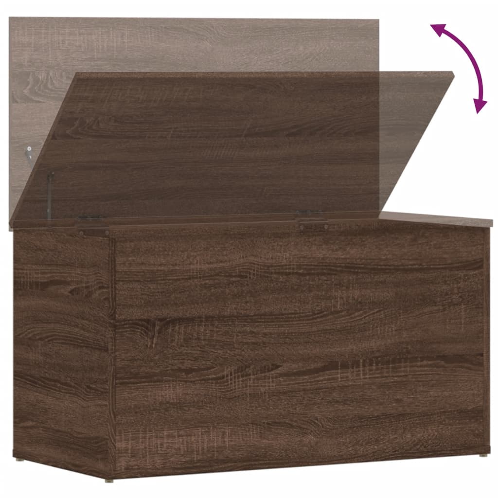 Cassapanca Rovere Marrone 84x42x46 cm in Legno Ingegnerizzato