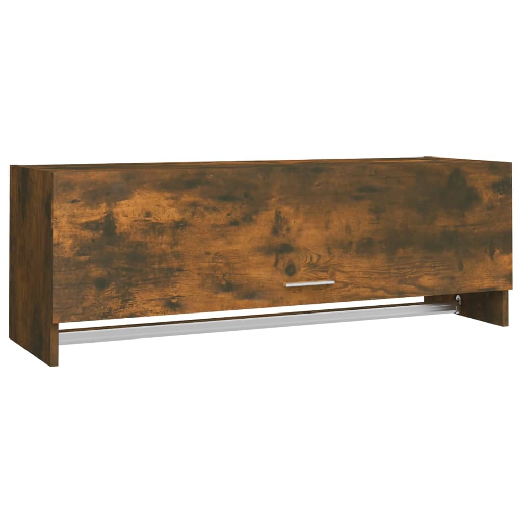 Armadio Rovere Fumo 100x32,5x35 cm in Legno Ingegnerizzato - homemem39