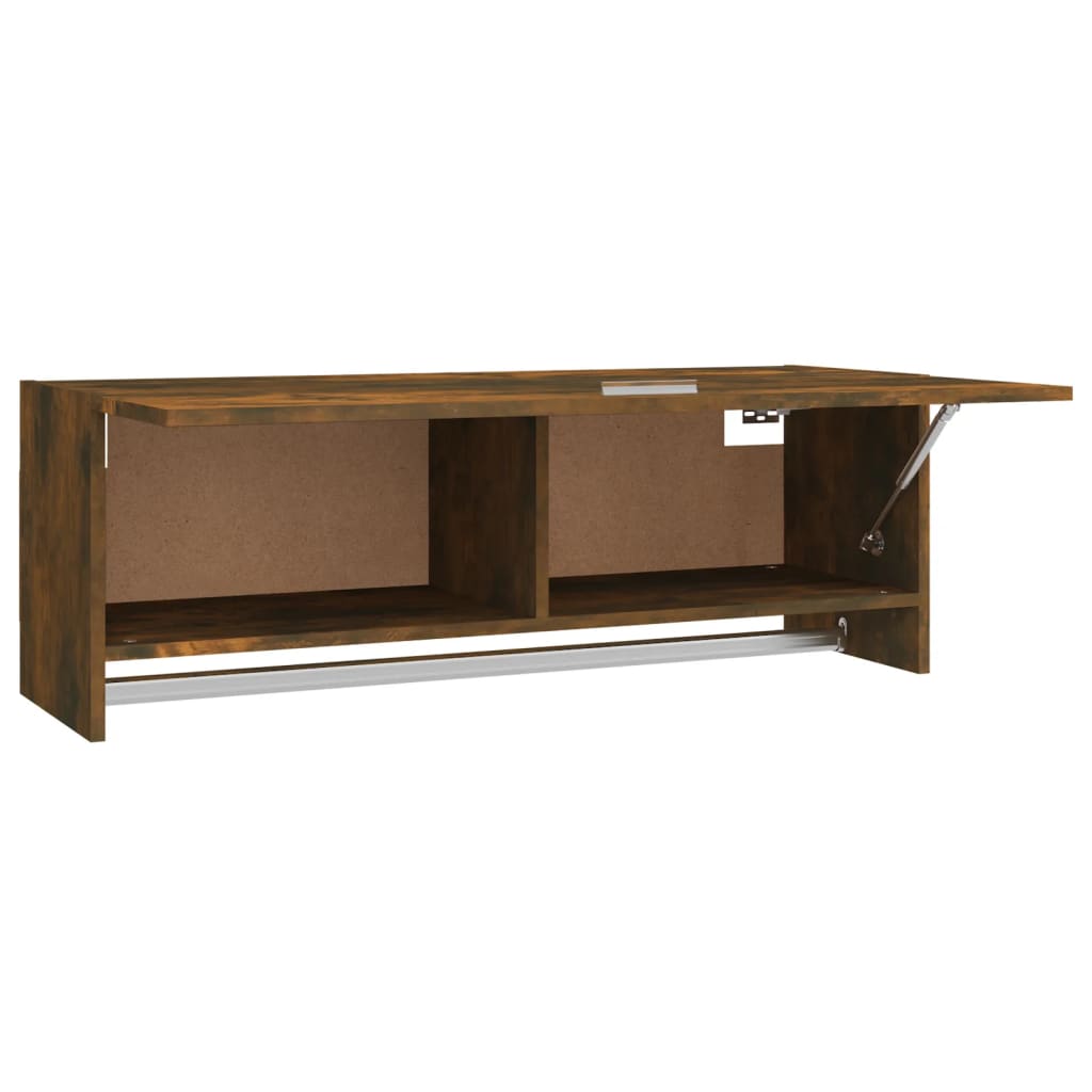 Armadio Rovere Fumo 100x32,5x35 cm in Legno Ingegnerizzato - homemem39