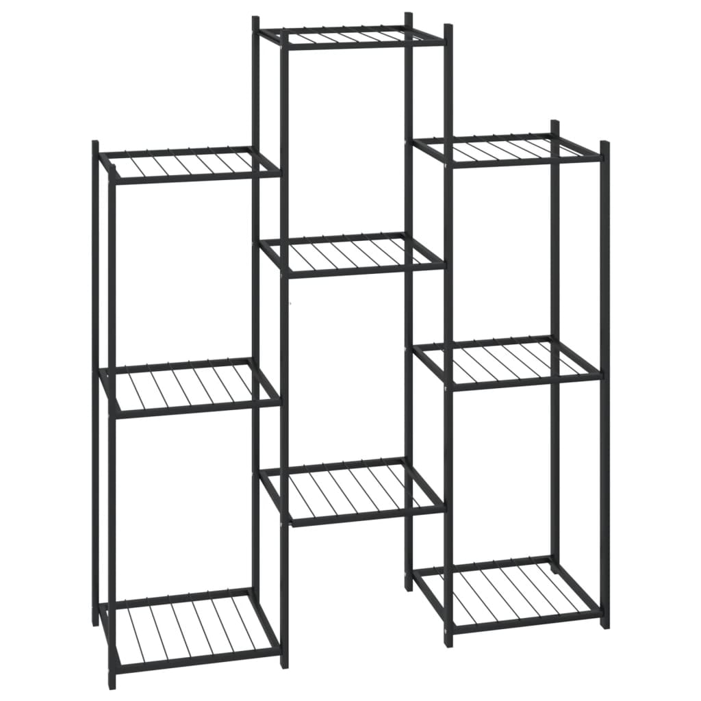 Portafiori 83x25x100 cm Ferro Nero - homemem39
