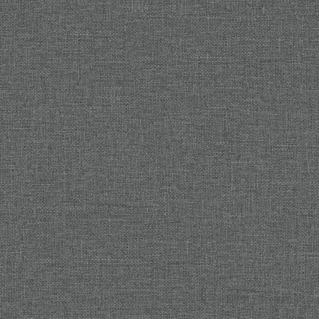 Poltrona ad Ala Reclinabile Elettrica Grigio Scuro in Tessuto