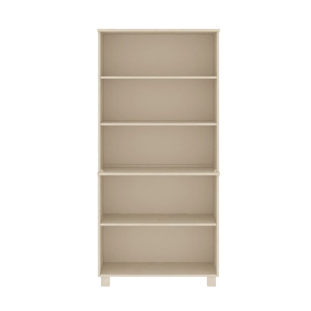 Credenza HAMAR in Legno Massello di Pino Marrone