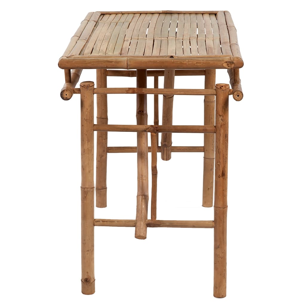 Tavolo da Giardino Pieghevole 115x50x75 cm Bambù | homemem39