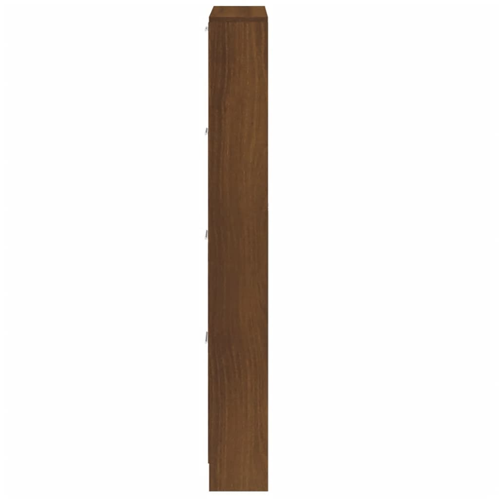 Scarpiera Rovere Marrone 59x17x150 cm in Legno Multistrato - homemem39