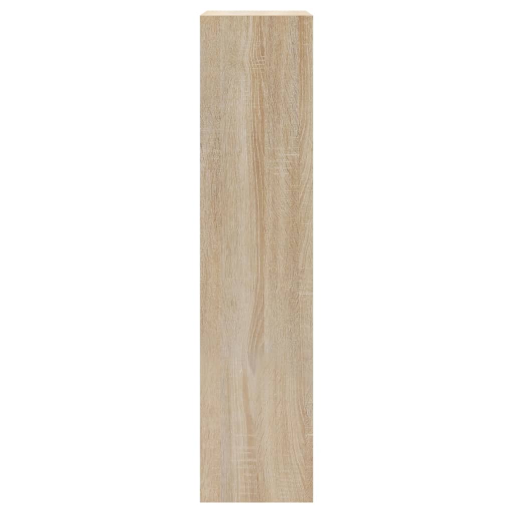Scarpiera Rovere Sonoma 63x24x103 cm in Legno Multistrato