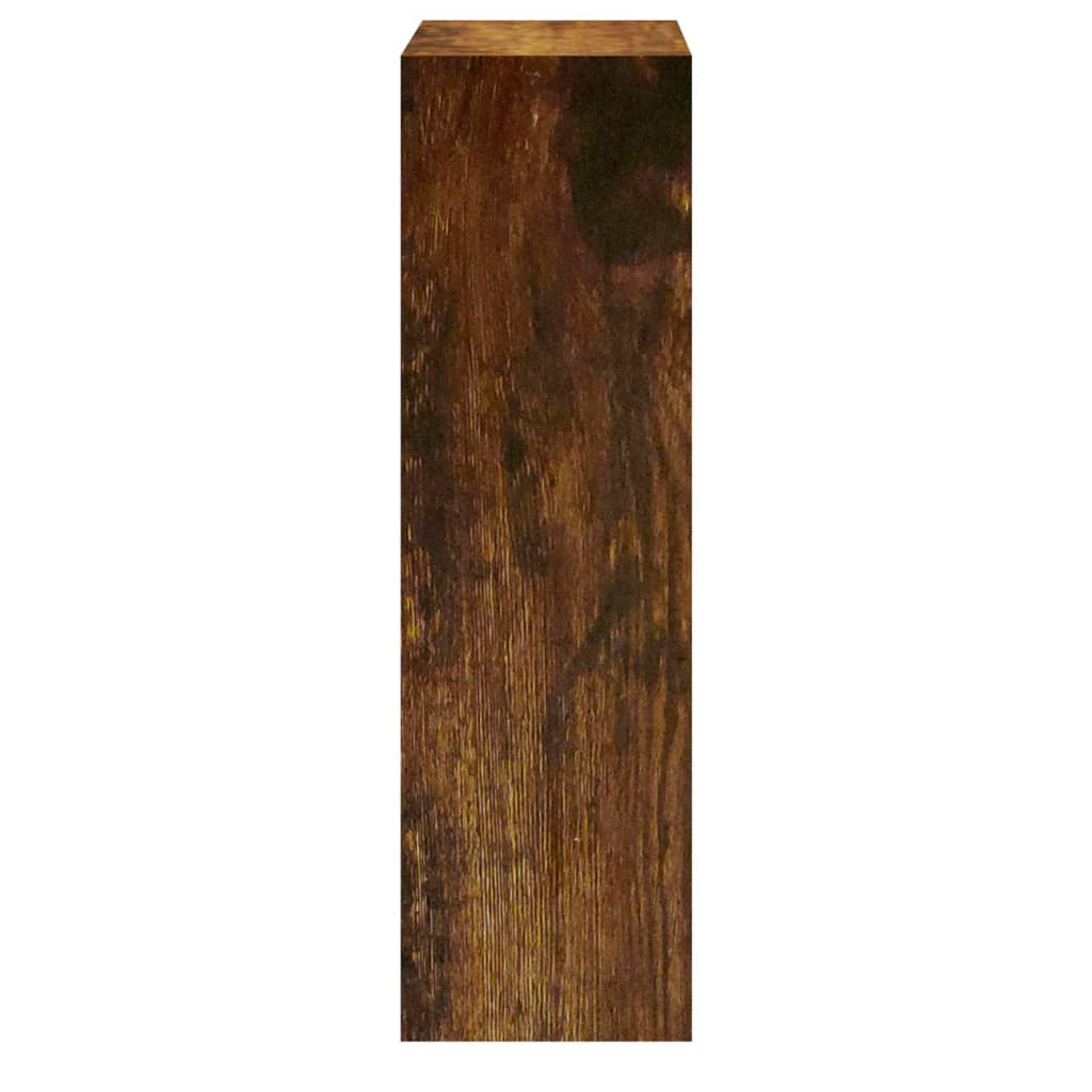 Scarpiera Rovere Fumo 63x24x81 cm in Legno Multistrato