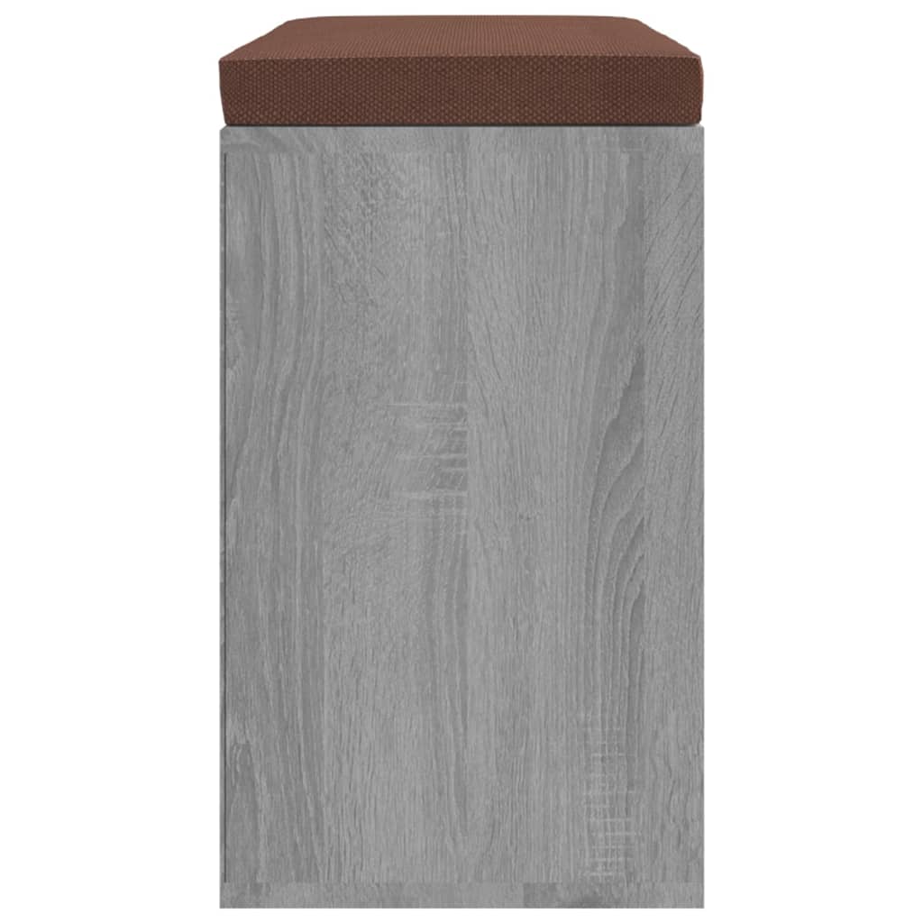 Scarpiera Grigio Sonoma 103x30x48 cm in Legno Multistrato - homemem39