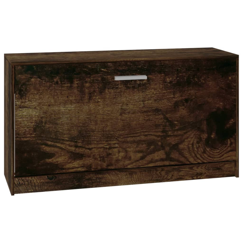 Scarpiera Rovere Fumo 80x24x45 cm in Legno Multistrato - homemem39