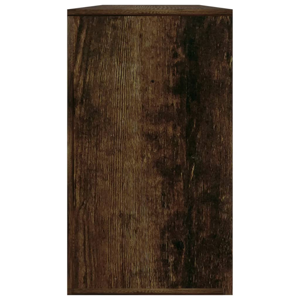 Scarpiera Rovere Fumo 80x24x45 cm in Legno Multistrato - homemem39