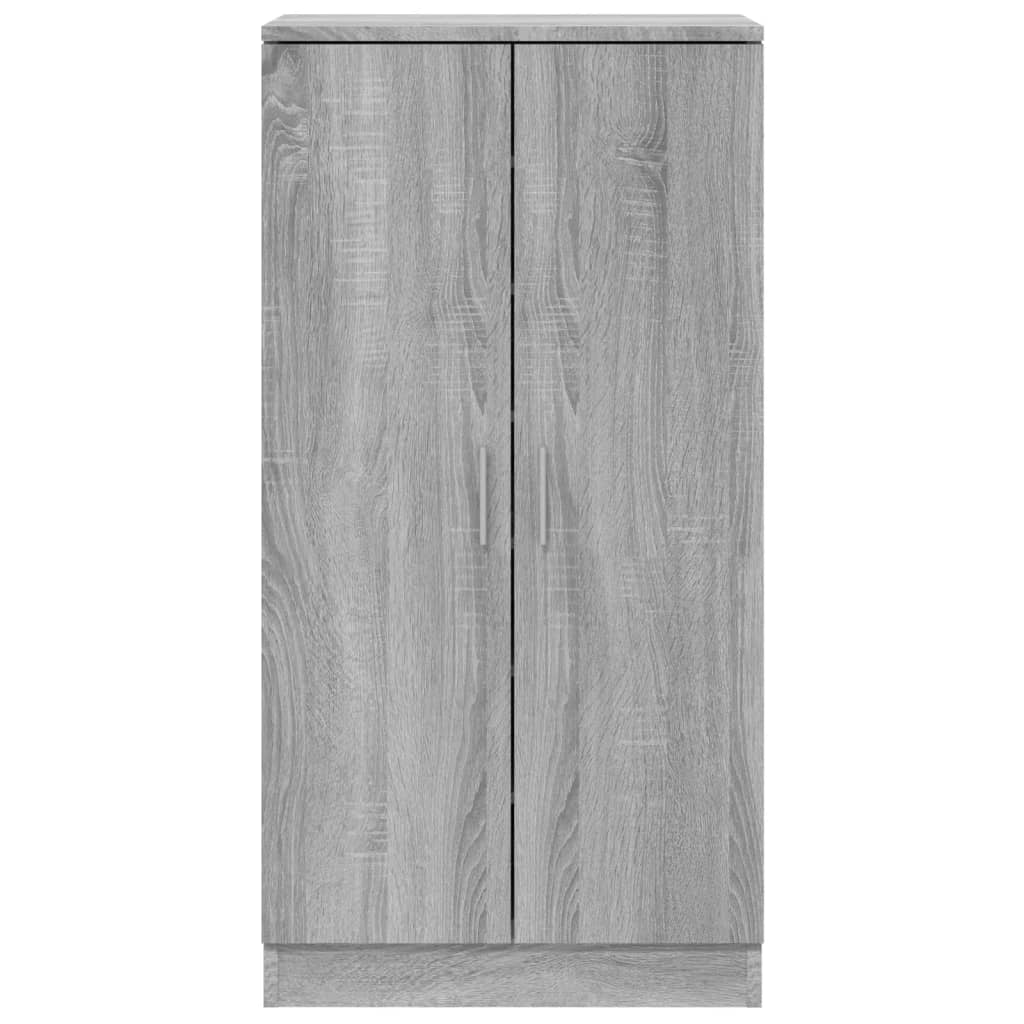 Scarpiera Grigio Sonoma 55x35x108 cm in Legno Multistrato - homemem39