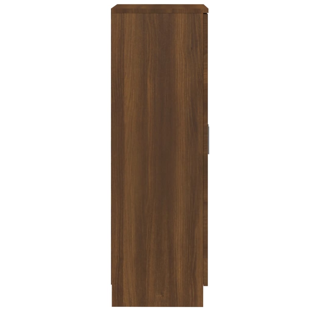 Scarpiera Rovere Marrone 55x35x108 cm in Legno Multistrato - homemem39