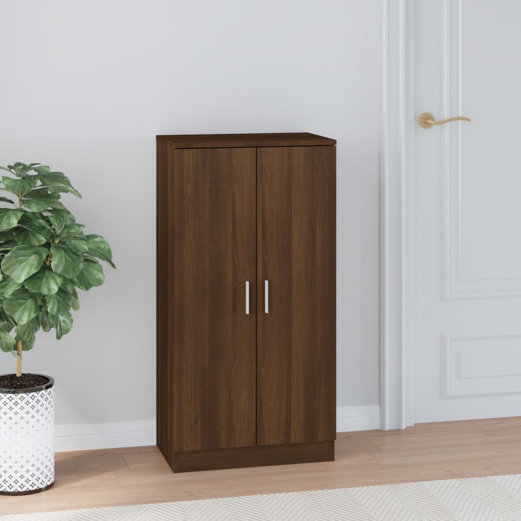 Scarpiera Rovere Marrone 55x35x108 cm in Legno Multistrato - homemem39