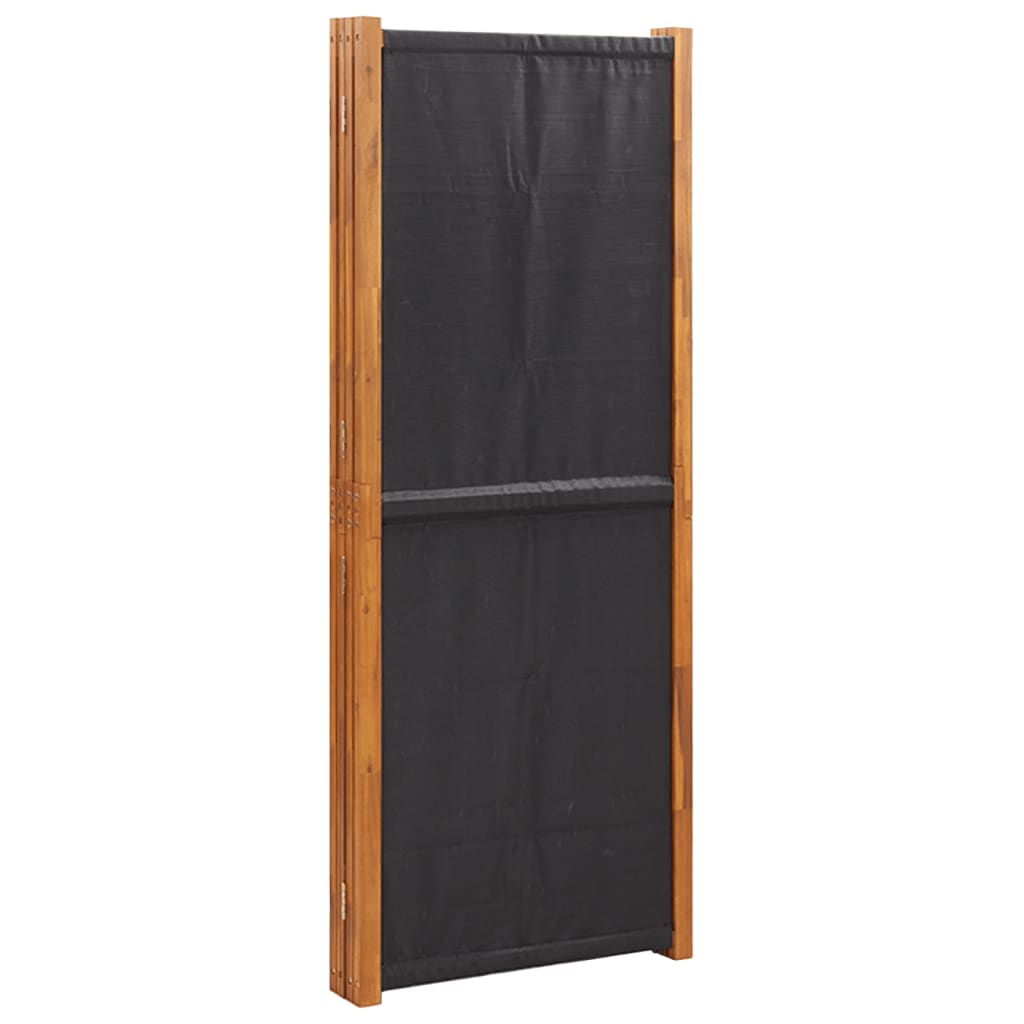 Paravento a 4 Pannelli Nero 280x180 cm - homemem39