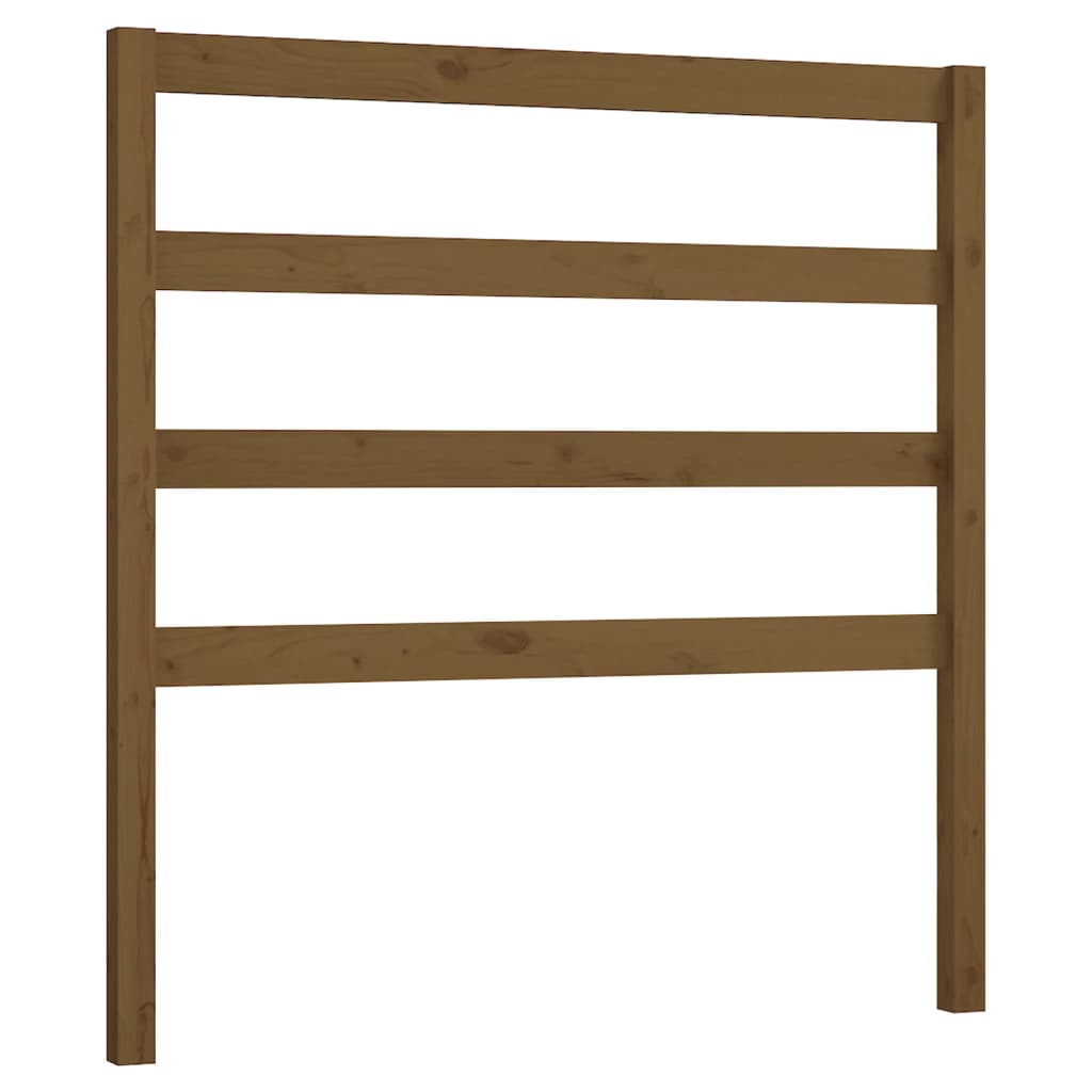 Testiera per Letto ambra 96x4x100 cm in Legno Massello di Pino - homemem39