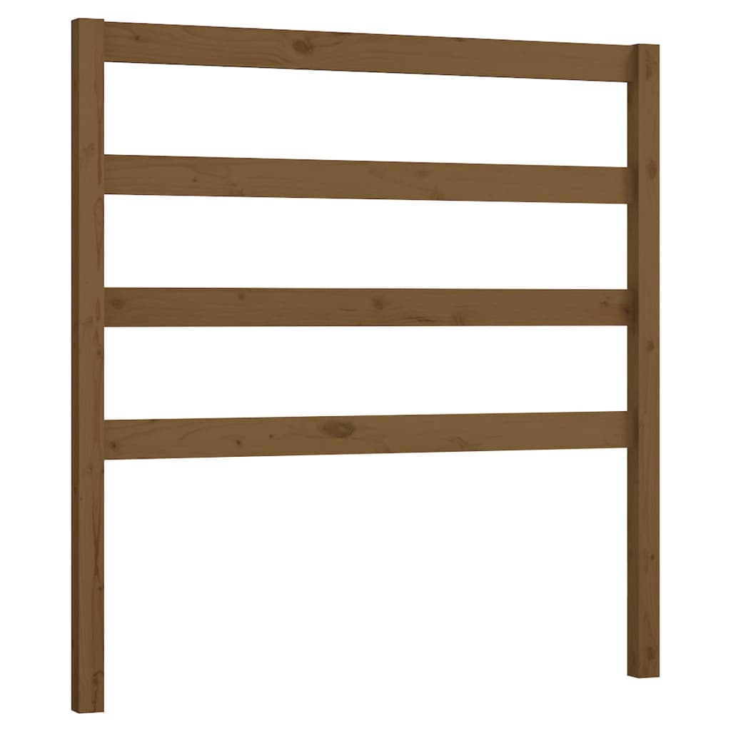 Testiera per Letto ambra 106x4x100 cm in Legno Massello di Pino - homemem39