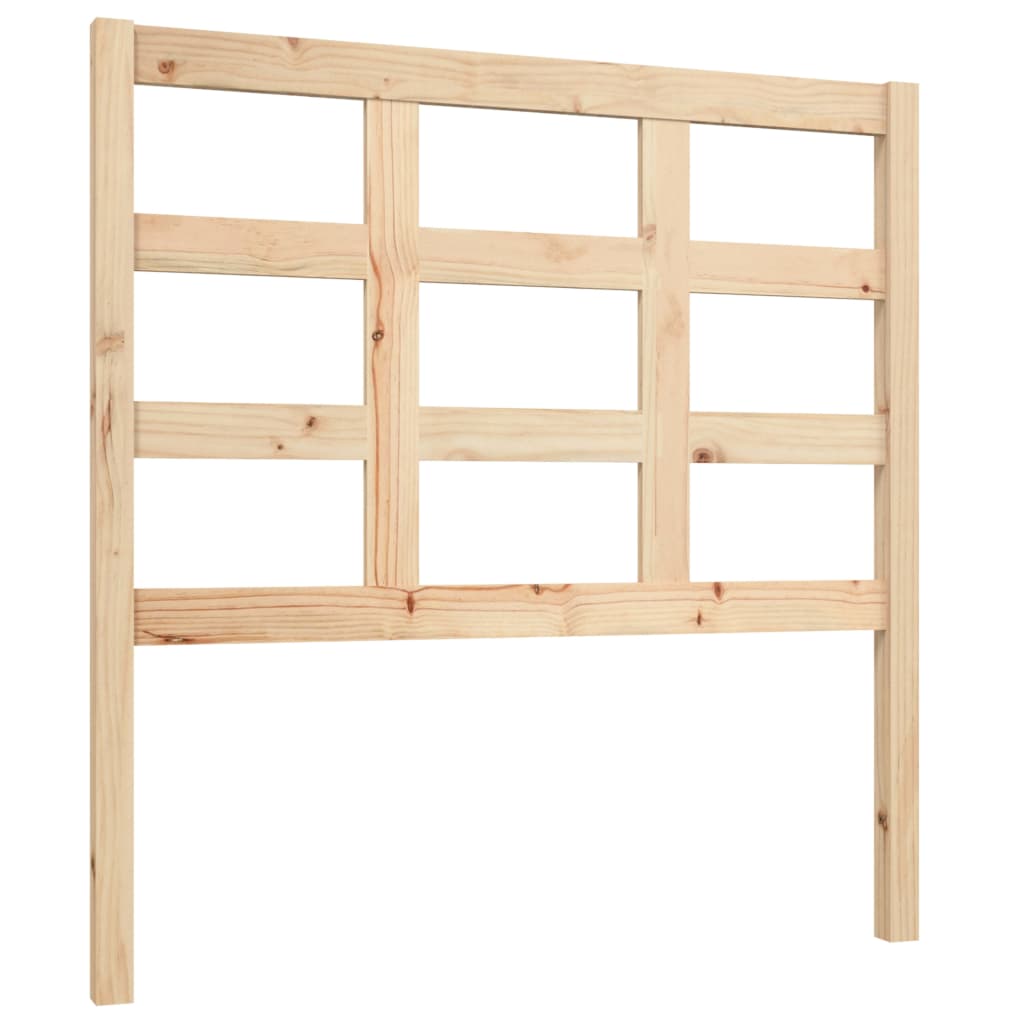 Testiera per Letto 95,5x4x100 cm Legno Massello di Pino - homemem39
