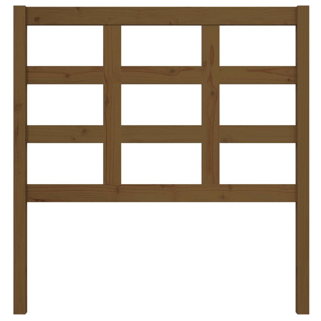 Testiera per Letto ambra 95,5x4x100cm in Legno Massello di Pino - homemem39