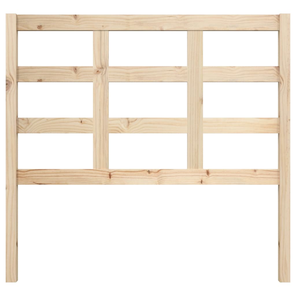 Testiera per Letto 105,5x4x100 cm Legno Massello di Pino - homemem39
