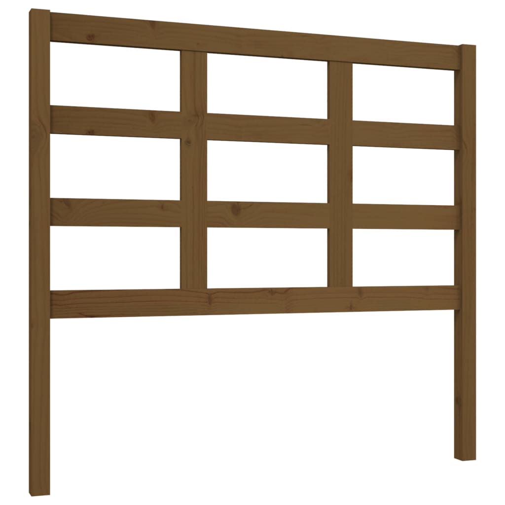 Testiera per Letto ambra 105,5x4x100 cm Legno Massello di Pino - homemem39