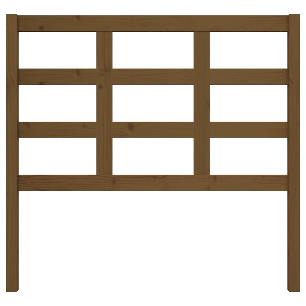 Testiera per Letto ambra 105,5x4x100 cm Legno Massello di Pino - homemem39