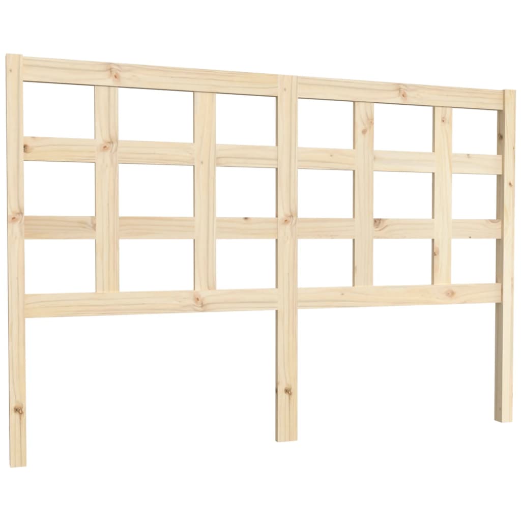 Testiera per Letto 145,5x4x100 cm Legno Massello di Pino - homemem39