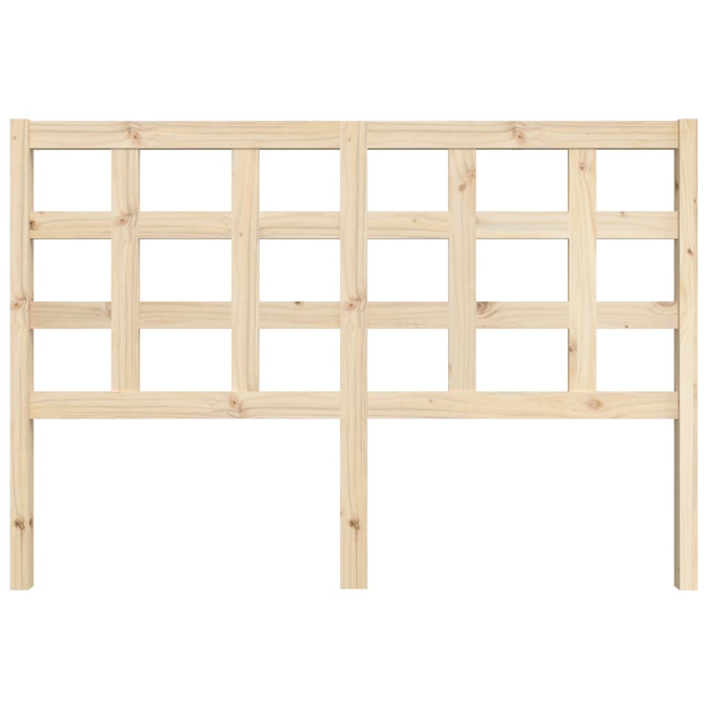 Testiera per Letto 145,5x4x100 cm Legno Massello di Pino - homemem39