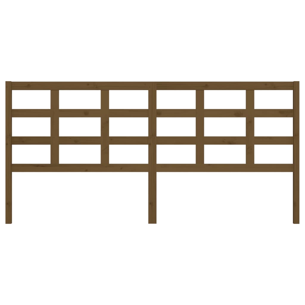 Testiera per Letto ambra 205,5x4x100 cm Legno Massello di Pino - homemem39