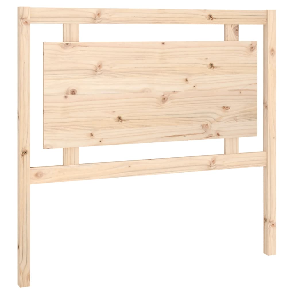 Testiera per Letto 105,5x4x100 cm in Legno Massello di Pino - homemem39