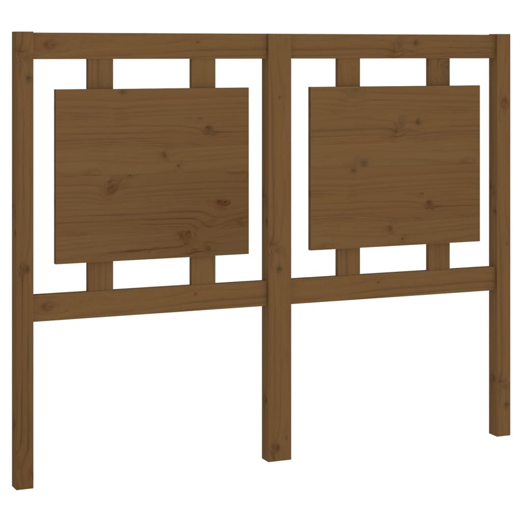 Testiera per Letto ambra 125,5x4x100 cm Legno Massello di Pino - homemem39