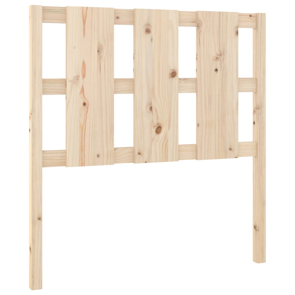 Testiera per Letto 105,5x4x100 cm Legno Massello di Pino - homemem39