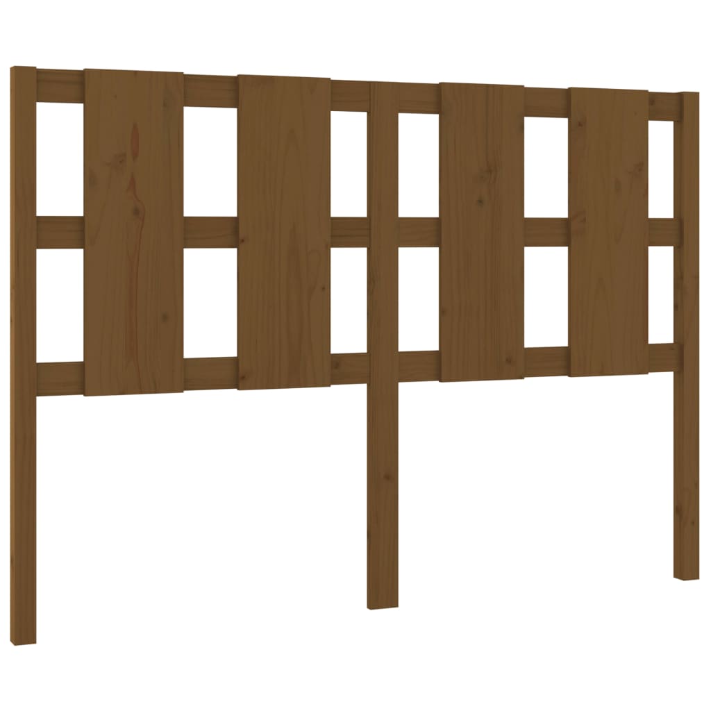 Testiera per Letto ambra 125,5x4x100 cm Legno Massello di Pino - homemem39