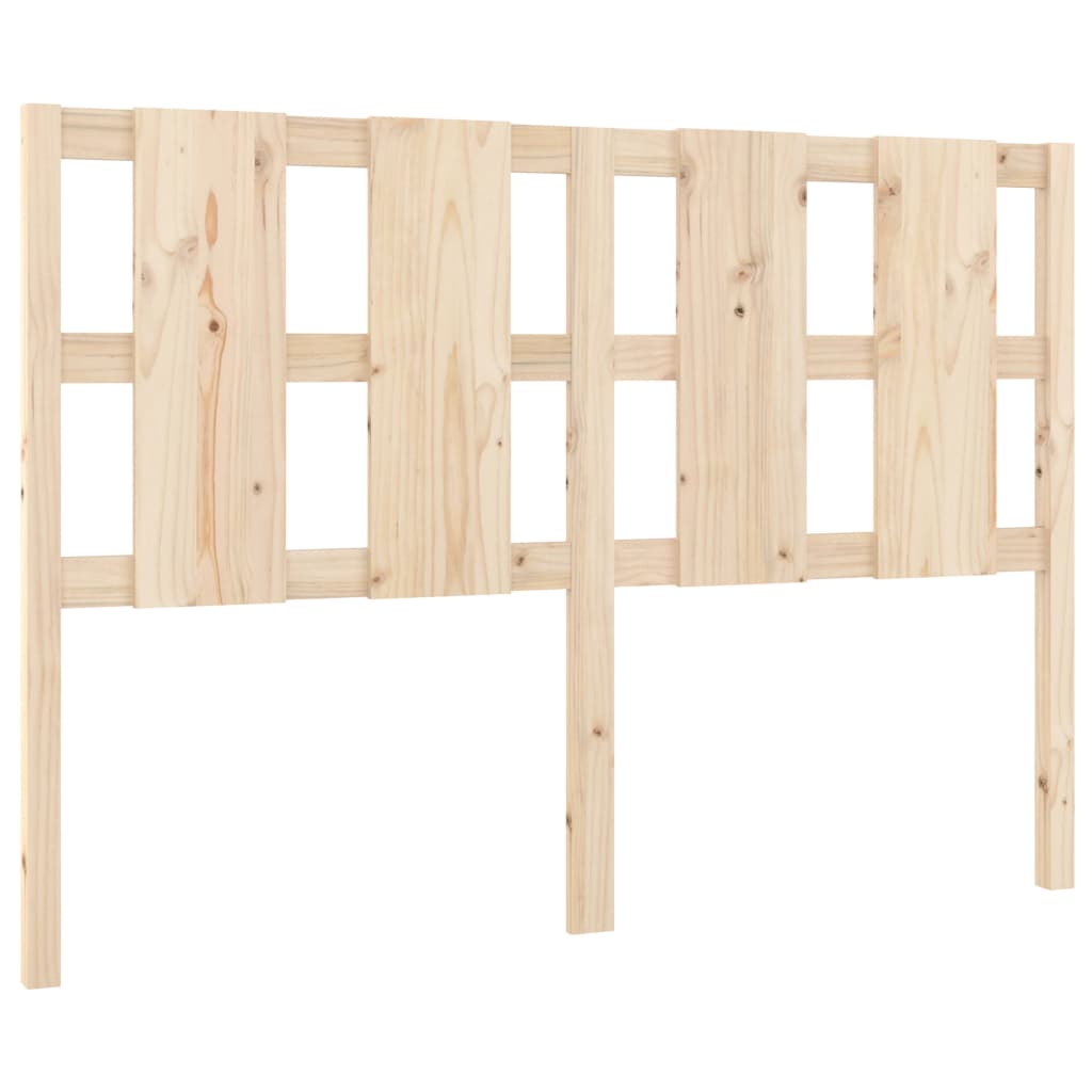 Testiera per Letto 145,5x4x100 cm Legno Massello di Pino - homemem39