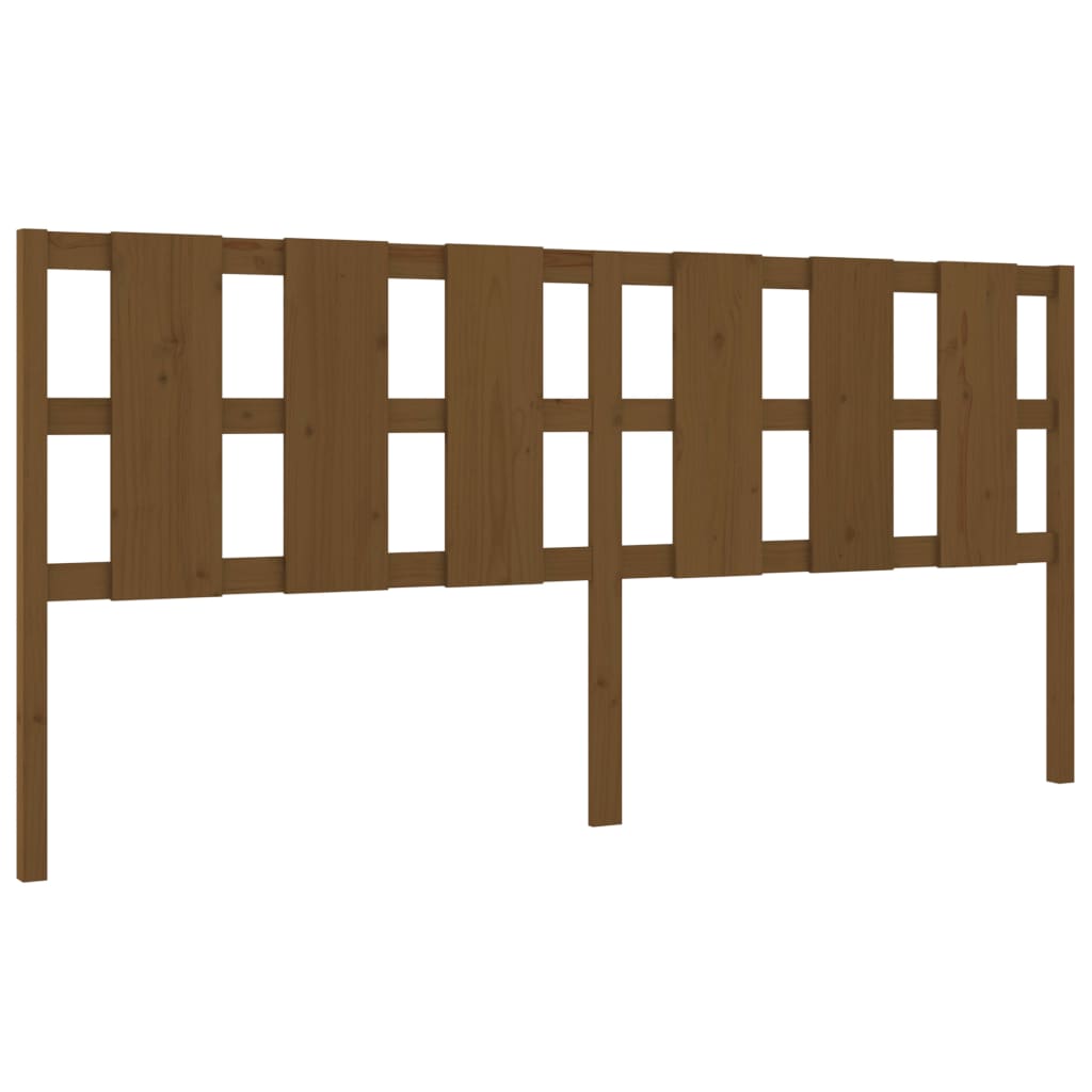 Testiera per Letto ambra 205,5x4x100 cm Legno Massello di Pino - homemem39
