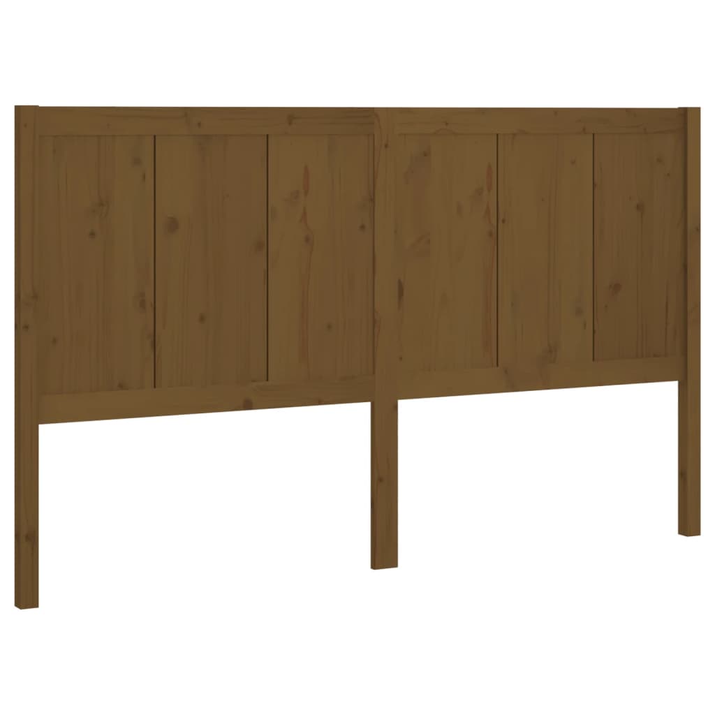 Testiera per Letto ambra 205,5x4x100 cm Legno Massello di Pino - homemem39