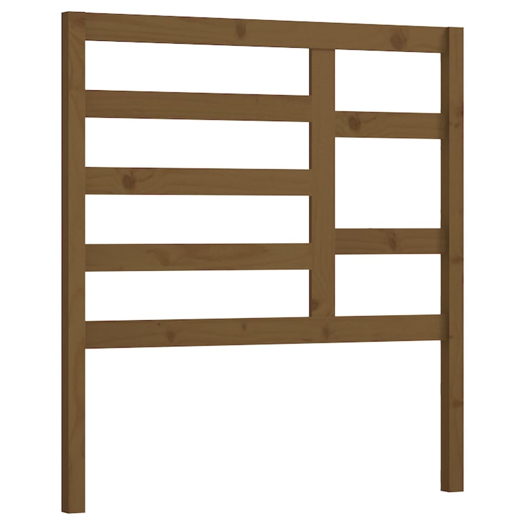 Testiera per Letto ambra 81x4x104 cm in Legno Massello di Pino - homemem39