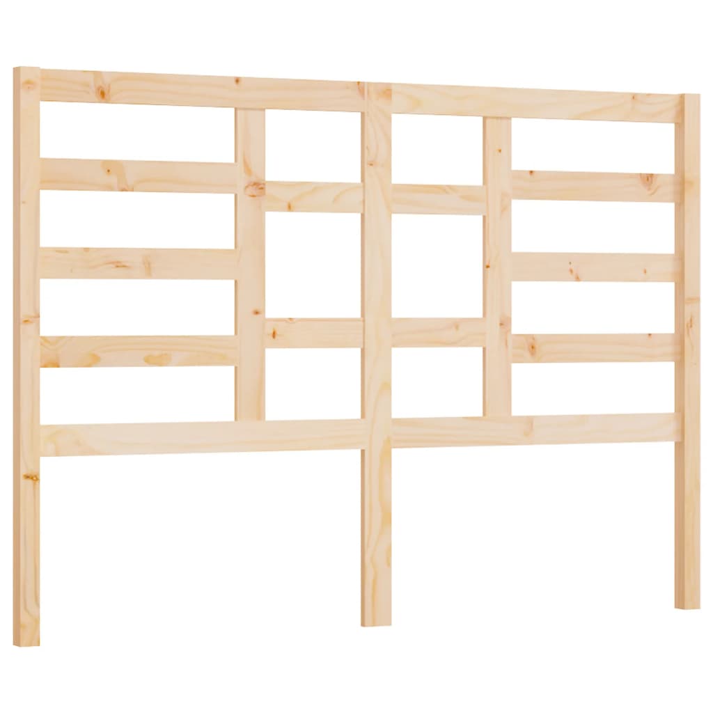 Testiera per Letto 141x4x104 cm in Legno Massello di Pino - homemem39