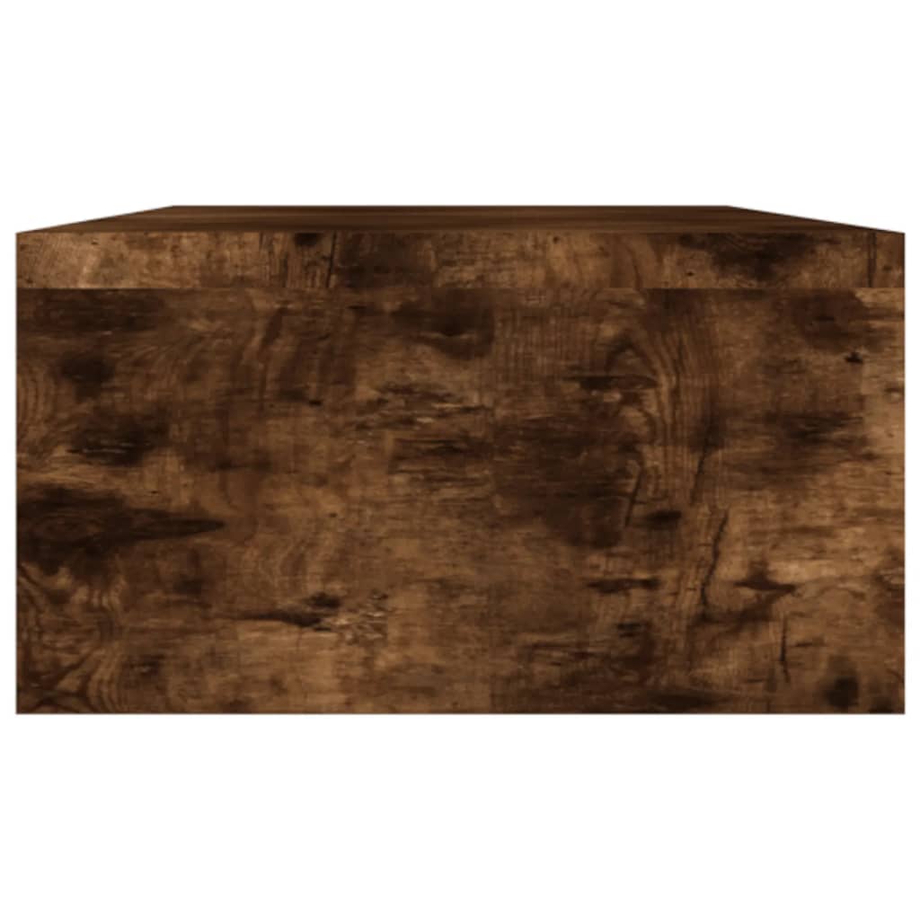 Supporto per Monitor Rovere Fumo 100x24x13 cm Legno Multistrato - homemem39