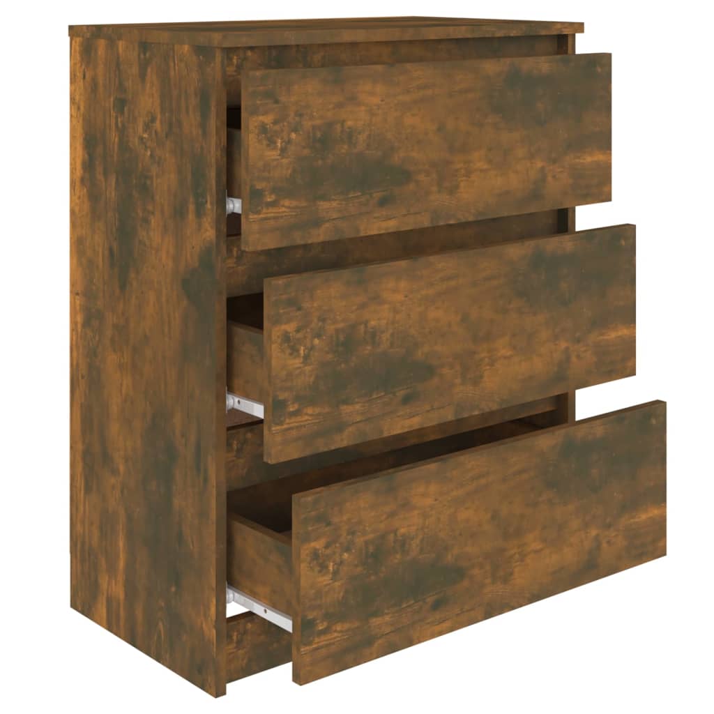 Credenza Rovere Fumo 60x35x76 cm in Legno Multistrato - homemem39